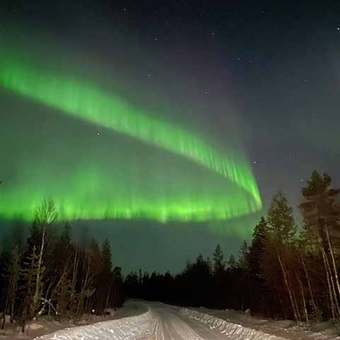 Chasse aux aurores boréales