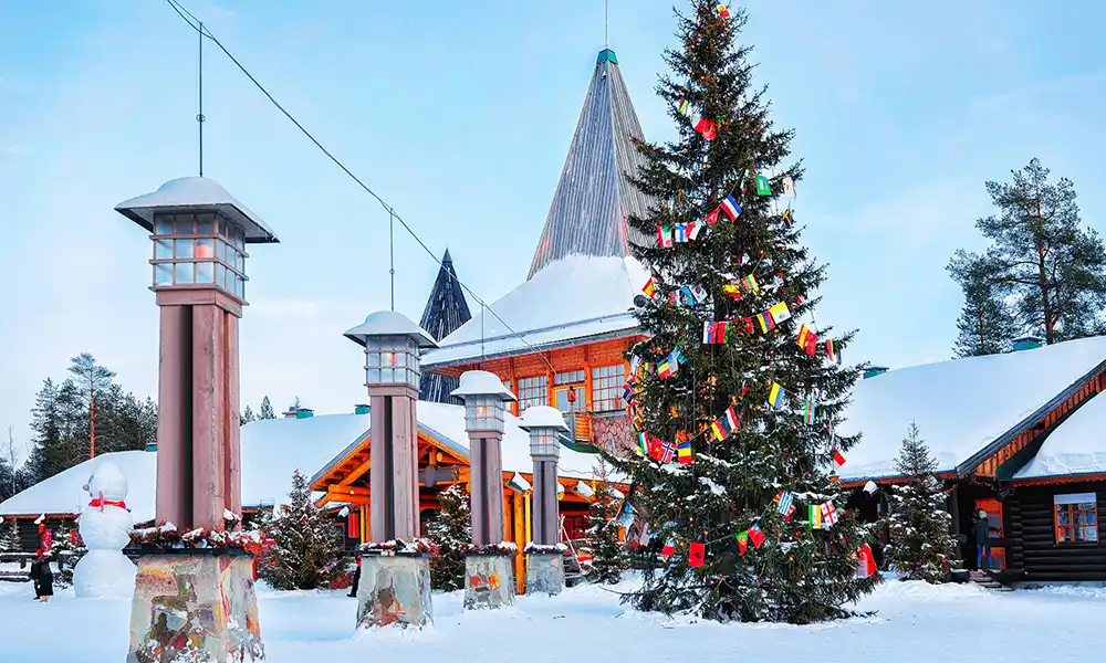 Visite du village du Père Noël